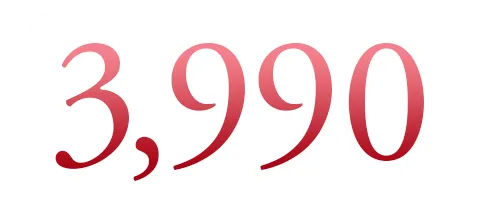 3,990